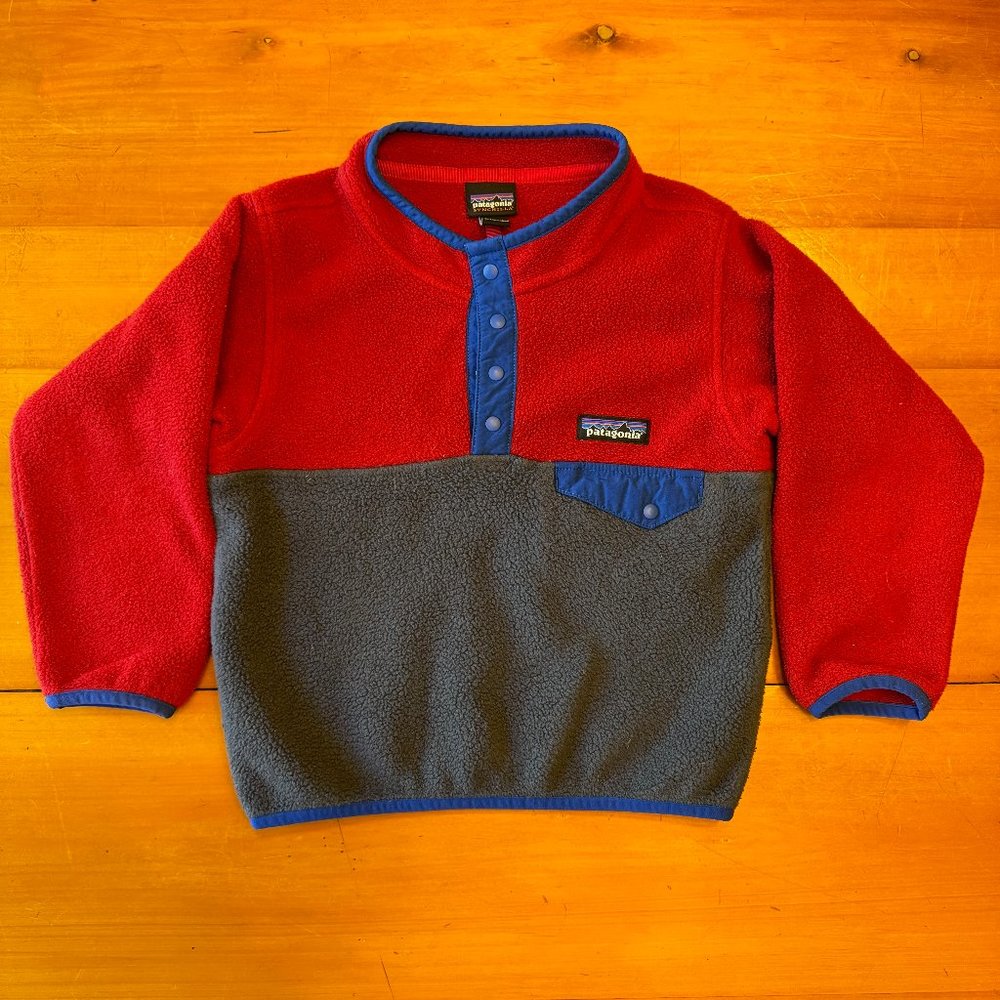 Color Block Patagonia Fleece Pullover (3T)